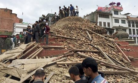 Khi động đất xảy ra, hơn 300.000 du khách nước ngoài đang ở Nepal du lịch.